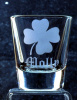Shamrock Shot Glass Personalized with name